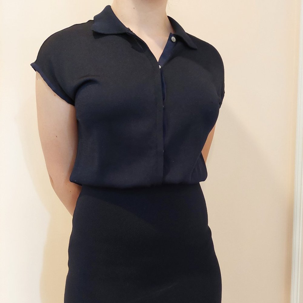 Theory P (US size 0) Dress Navy